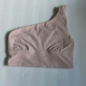 Pink One Shoulder Lululemon Top